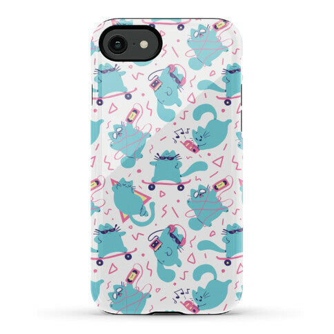 90's Cats Pattern Phone Case